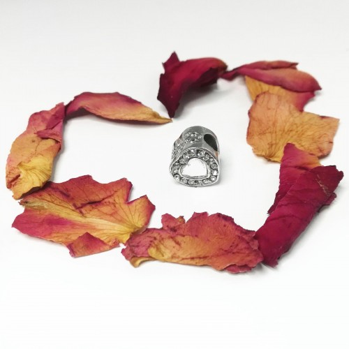 Charm Cuore Luminoso Ricamato