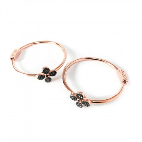 Orecchini Black Flower